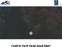 Tablet Screenshot of lofoten-diving.com